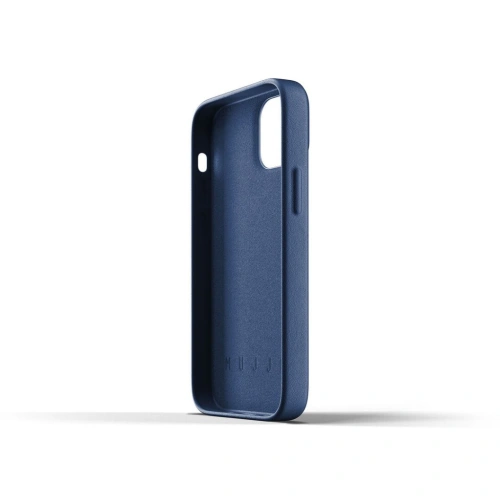 Kup Etui Mujjo Full Leather Wallet Case Apple iPhone 13 mini (niebieskie) - MUJ079BLU - {ean13} - Sklep Home Screen