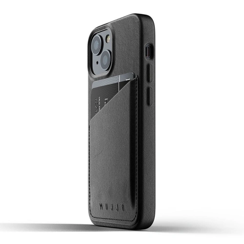 Kup Case Mujjo Full Leather Wallet Case Apple iPhone 13 mini (schwarz) - MUJ078BLK - {ean13} - Sklep Home Screen