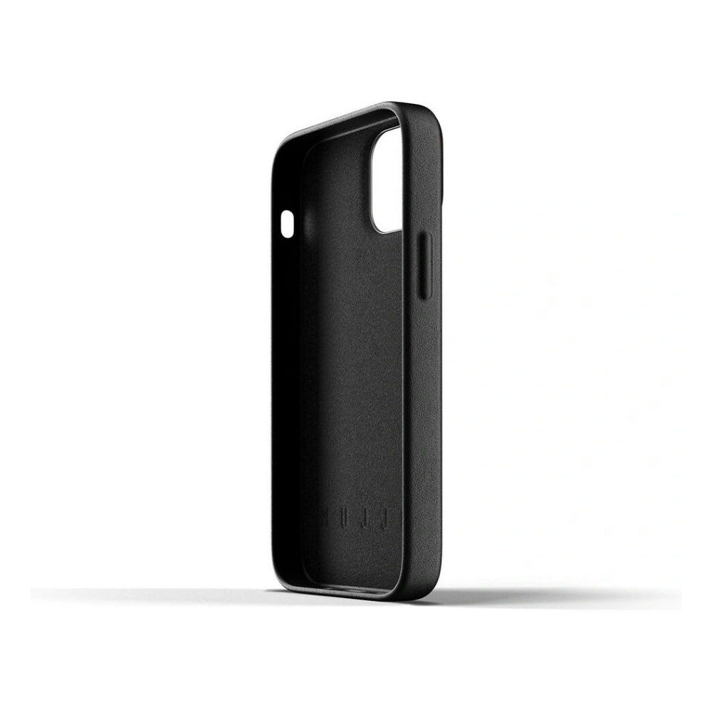 Etui Mujjo Full Leather Wallet Case Apple iPhone 13 mini (czarne)