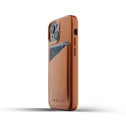 Kup Etui Mujjo Full Leather Wallet Case Apple iPhone 13 mini (brązowe) - MUJ077BR - {ean13} - Sklep Home Screen
