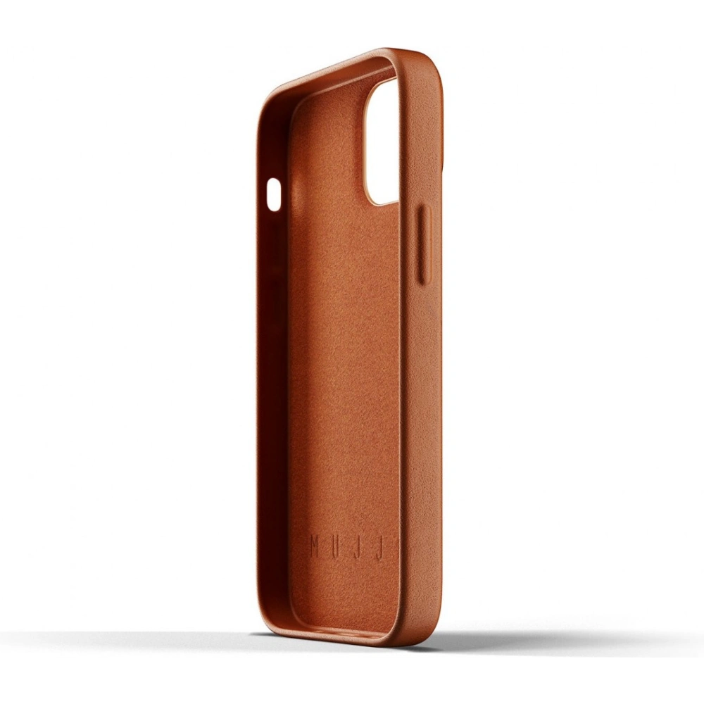 Etui Mujjo Full Leather Wallet Case Apple iPhone 13 mini (brązowe)