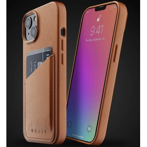 Kup Etui Mujjo Full Leather Wallet Case Apple iPhone 13 (brązowe) - MUJ071BR - {ean13} - Sklep Home Screen
