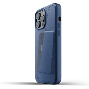 Kup Etui Mujjo Full Leather Wallet Case Apple iPhone 13 Pro Max (niebieskie) - MUJ067BLU - {ean13} - Sklep Home Screen