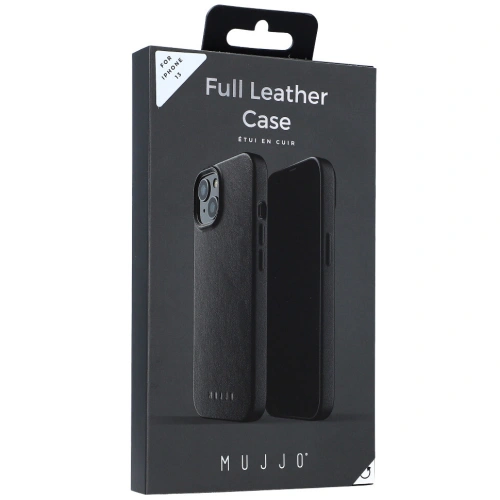 Kup Etui Mujjo Full Leather Case Apple iPhone 13 (czarne) - MUJ069BLK - {ean13} - Sklep Home Screen