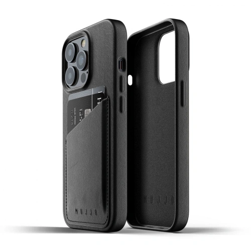 Kup Etui Mujjo Full Leather Wallet Case Apple iPhone 13 Pro Max (czarne) - MUJ066BLK - {ean13} - Sklep Home Screen