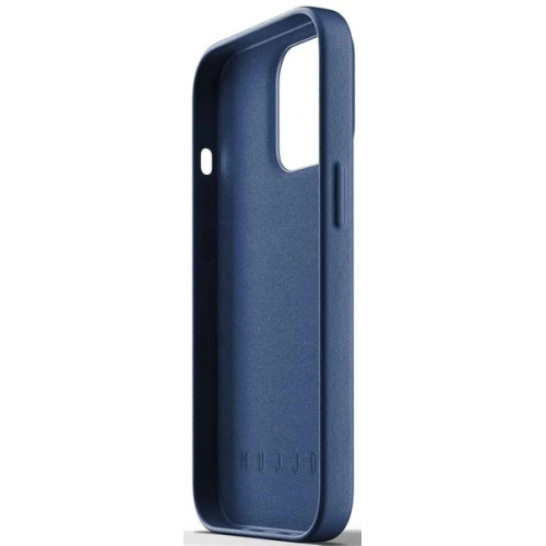 Kup Etui Mujjo Full Leather Wallet Case Apple iPhone 13 Pro (albastru) - MUJ061BLU - {ean13} - Sklep Home Screen