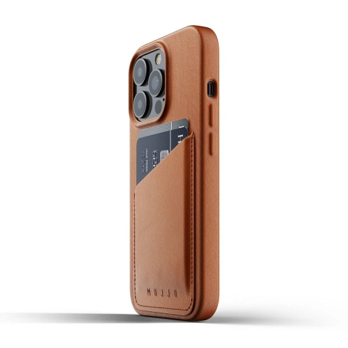 Kup Etui Mujjo Full Leather Wallet Case Apple iPhone 13 Pro (brązowe) - MUJ059BR - {ean13} - Sklep Home Screen