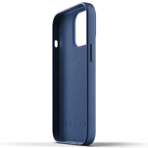 Buy Mujjo Full Leather Case Apple iPhone 13 Pro (blue) - MUJ058BLU - {ean13} - Home Screen Store Europe