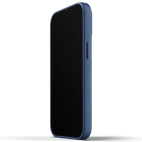 Buy Mujjo Full Leather Case Apple iPhone 13 Pro (blue) - MUJ058BLU - {ean13} - Home Screen Store Europe