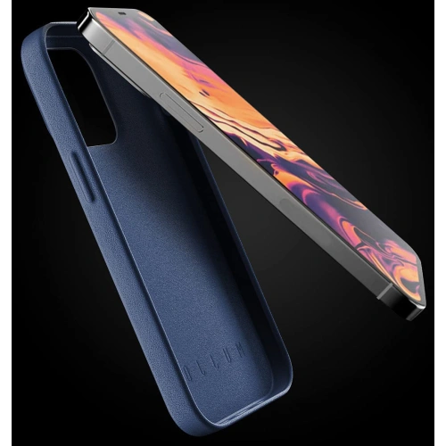 Buy Mujjo Full Leather Case Apple iPhone 13 Pro (blue) - MUJ058BLU - {ean13} - Home Screen Store Europe