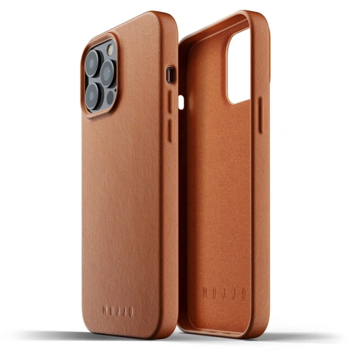 Kup Etui Mujjo Full Leather Case Apple iPhone 13 Pro Max (căptușit) - MUJ062BR - {ean13} - Sklep Home Screen