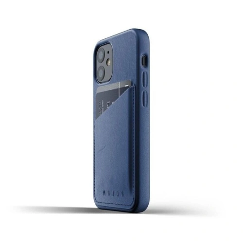Kup Etui Mujjo Full Leather Wallet Case Apple iPhone 12 mini (modré) - MUJ055BLU - {ean13} - Sklep Home Screen