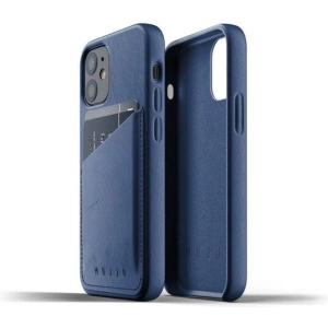 Kup Etui Mujjo Full Leather Wallet Case Apple iPhone 12 mini (niebieskie) - MUJ055BLU - {ean13} - Sklep Home Screen