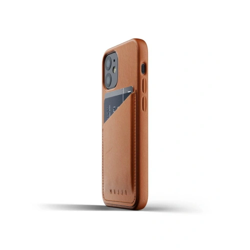 Kup Etui Mujjo Full Leather Wallet Case Apple iPhone 12 mini (brązowe) - MUJ053BR - {ean13} - Sklep Home Screen