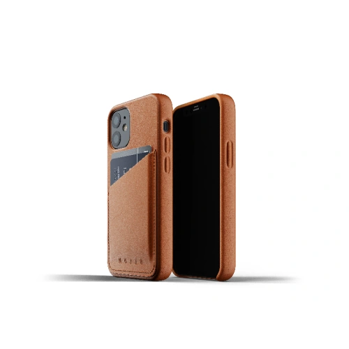 Kup Etui Mujjo Full Leather Wallet Case Apple iPhone 12 mini (hnědé) - MUJ053BR - {ean13} - Sklep Home Screen