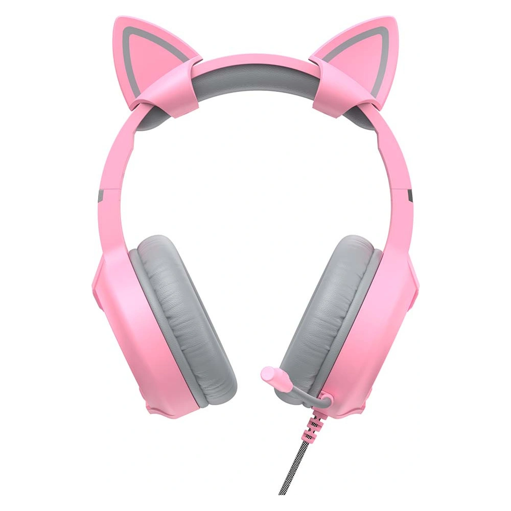 Havit GAMENOTE H2233D RGB USB+3.5mm gaming headphones (pink)