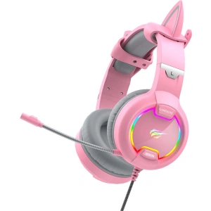 Kup Játékfülhallgató Havit GAMENOTE H2233D RGB USB+3.5mm (rózsaszín) - HVT086PNK - {ean13} - Sklep Home Screen