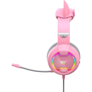 Kup Játékfülhallgató Havit GAMENOTE H2233D RGB USB+3.5mm (rózsaszín) - HVT086PNK - {ean13} - Sklep Home Screen