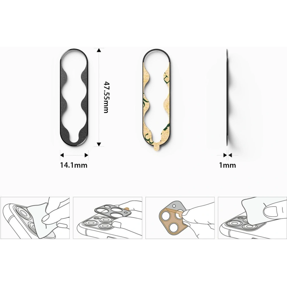 Nakładka Ringke Camera Styling Samsung Galaxy Z Fold 3 Black