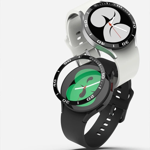 Buy Ringke Bezel Styling Samsung Galaxy Watch 4 44mm Stainless Silver GW4-44-04 - RGK1489SSLV - {ean13} - Home Screen Store Europe