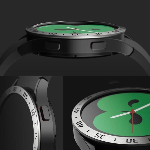 Buy Ringke Bezel Styling Samsung Galaxy Watch 4 44mm Stainless Silver GW4-44-04 - RGK1489SSLV - {ean13} - Home Screen Store Europe