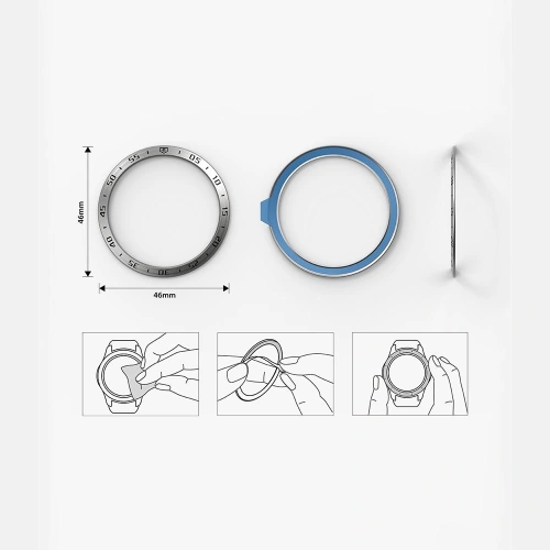 Kup Ráadás Ringke Bezel Styling Samsung Galaxy Watch 4 46mm rozsdamentes acél fekete GW4C-46-02 - RGK1492SBLK - {ean13} - Sklep Home Screen