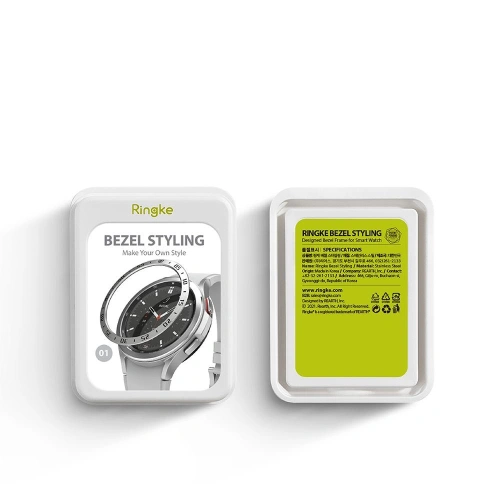 Kup Ráadás Ringke Bezel Styling Samsung Galaxy Watch 4 46mm rozsdamentes acél fekete GW4C-46-02 - RGK1492SBLK - {ean13} - Sklep Home Screen