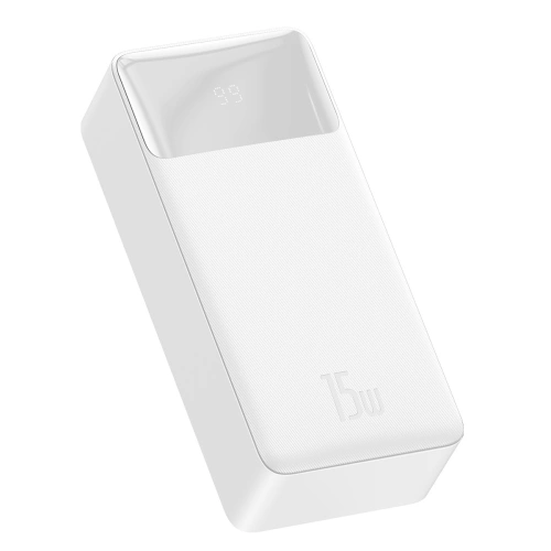 Kup PowerBank Baseus Bipow 30000mAh, 2xUSB, USB-C, 15W (weiß) - BSU2892WHT - {ean13} - Sklep Home Screen