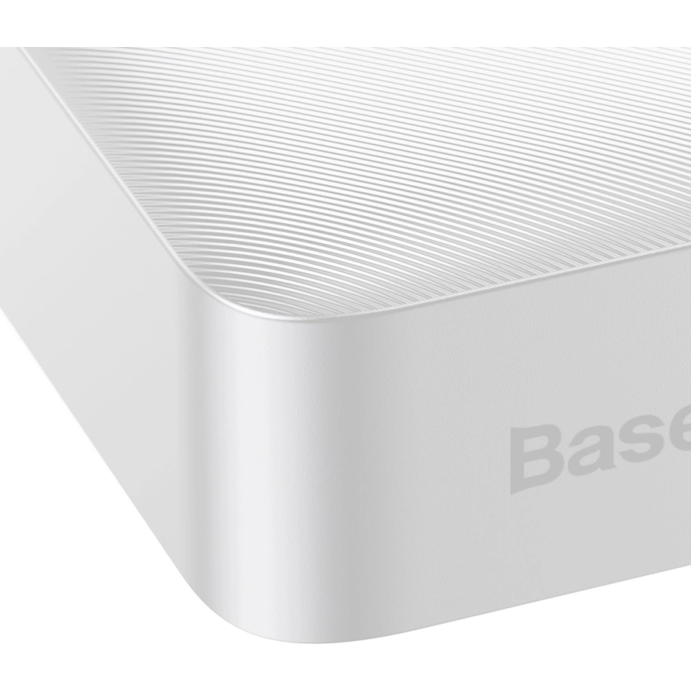 PowerBank Baseus Bipow 20000mAh, 2xUSB, USB-C, 15W (biały)