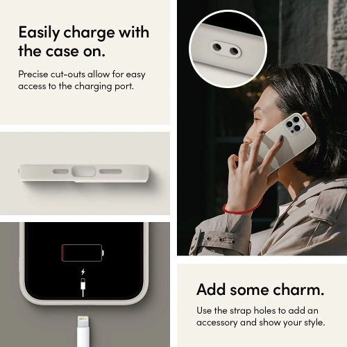 Kup Case Spigen Cyrill Leather Brick Apple iPhone 13 Pro Max Creme - SPN1921CRE - {ean13} - Sklep Home Screen