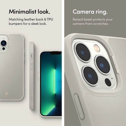 Buy Spigen Cyrill Leather Brick Apple iPhone 13 Pro Max Cream - SPN1921CRE - {ean13} - Home Screen Store Europe