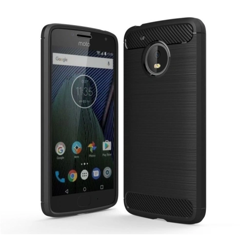 Kup Etui HS Case SOLID TPU Moto G5 Plus Negru + Sticlă - HSC018 - {ean13} - Sklep Home Screen