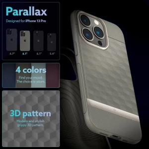Kup Etui Caseology Parallax Apple iPhone 13 Pro Ash Grey - CSL027GRY - {ean13} - Sklep Home Screen