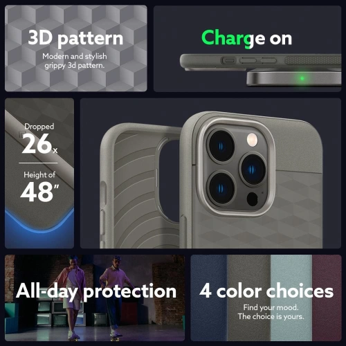 Kup Case Caseology Parallax Apple iPhone 13 Pro Aschgrau - CSL027GRY - {ean13} - Sklep Home Screen
