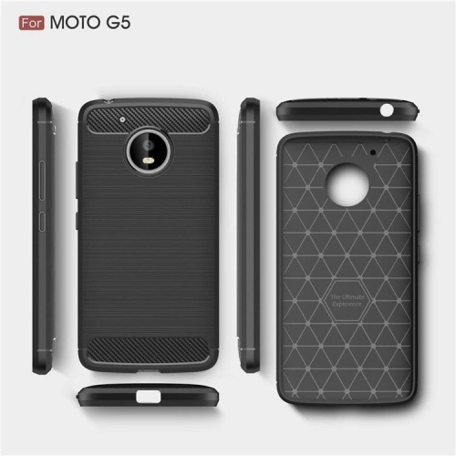 Kup Etui HS Case SOLID TPU Moto G5 Plus Fekete + Üveg - HSC018 - {ean13} - Sklep Home Screen