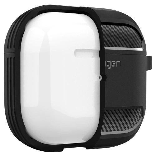 Kup Etui Spigen Rugged Armor Apple AirPods 3 2021 Matte Black - SPN1926BLK - {ean13} - Sklep Home Screen
