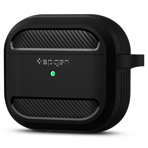 Kup Etui Spigen Rugged Armor Apple AirPods 3 2021 Matte Black - SPN1926BLK - {ean13} - Sklep Home Screen
