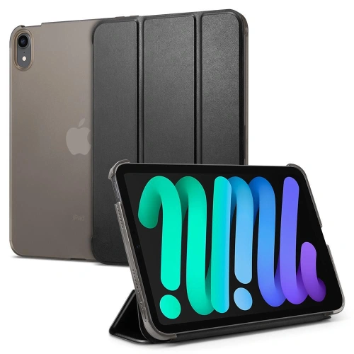 Kup Etui Spigen Smart Fold Apple iPad mini 2021 (6. generációs) / iPad mini 8.3" 2024 7gen Fekete - SPN1928BLK - {ean13} - Sklep Home Screen