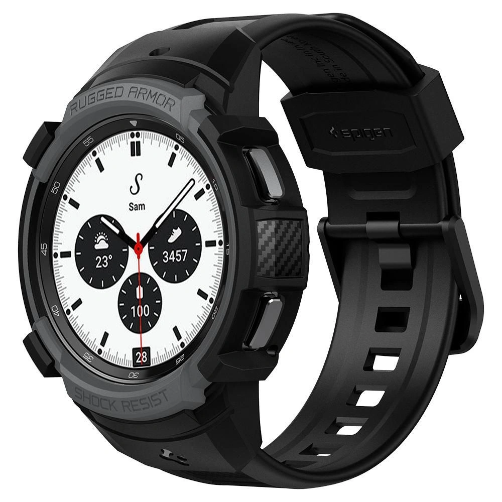 Pasek Spigen Rugged Armor Pro Samsung Galaxy Watch 4 Classic 42mm Charcoal Grey