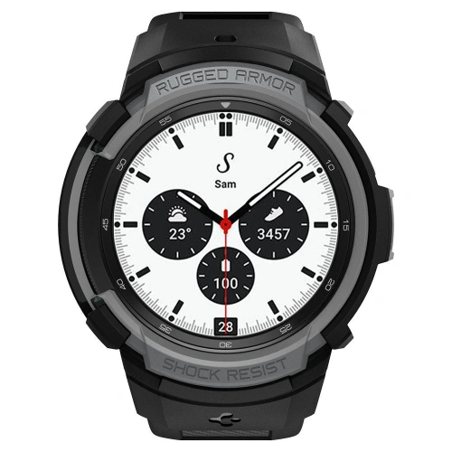 Buy Spigen Rugged Armor Pro Samsung Galaxy Watch 4 Classic 42mm Charcoal Grey - SPN1930GRY - {ean13} - Home Screen Store Europe