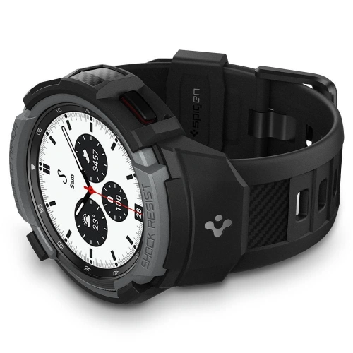 Kup Pasek Spigen Rugged Armor Pro Samsung Galaxy Watch 4 Classic 42mm Charcoal Grey - SPN1930GRY - {ean13} - Sklep Home Screen