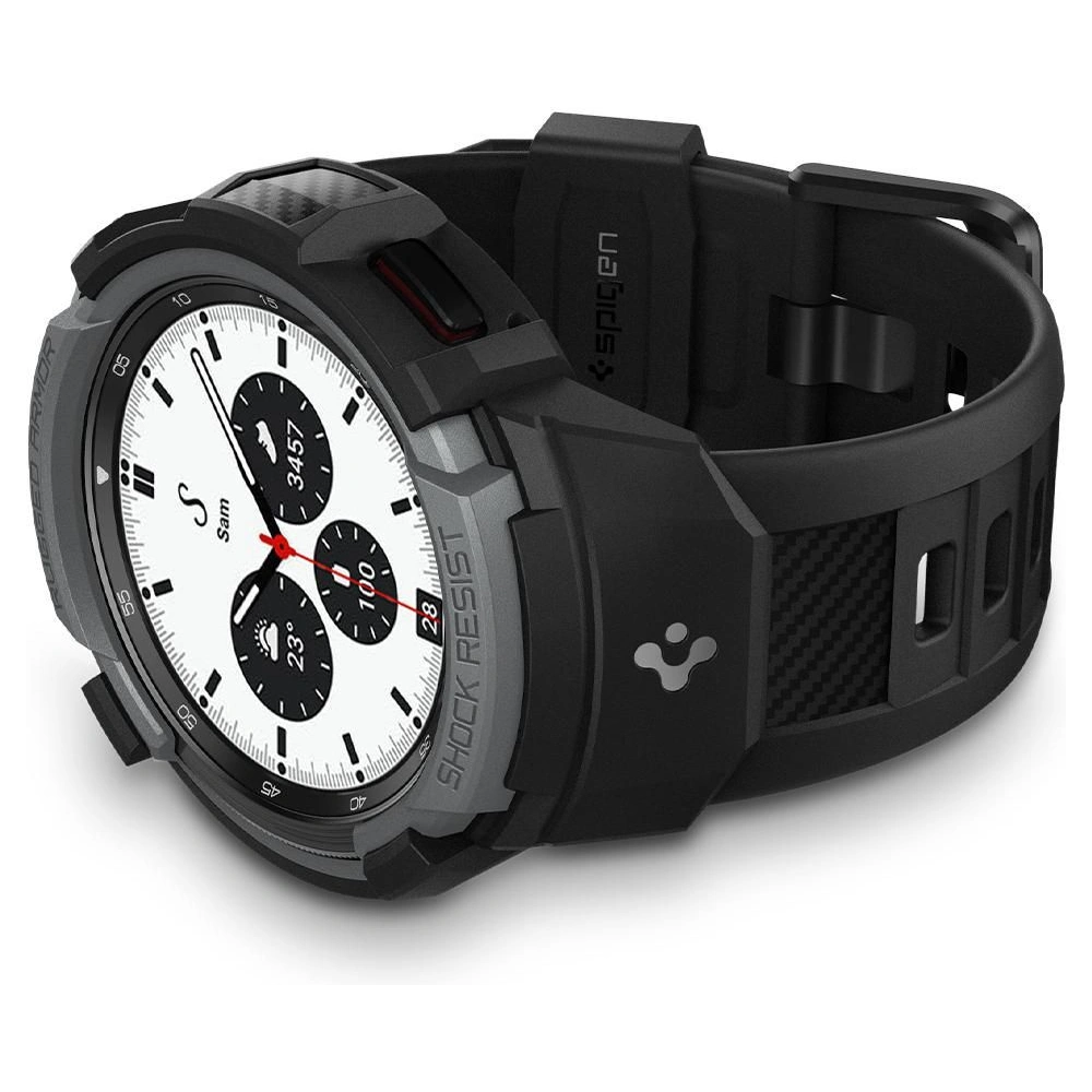 Pasek Spigen Rugged Armor Pro Samsung Galaxy Watch 4 Classic 42mm Charcoal Grey