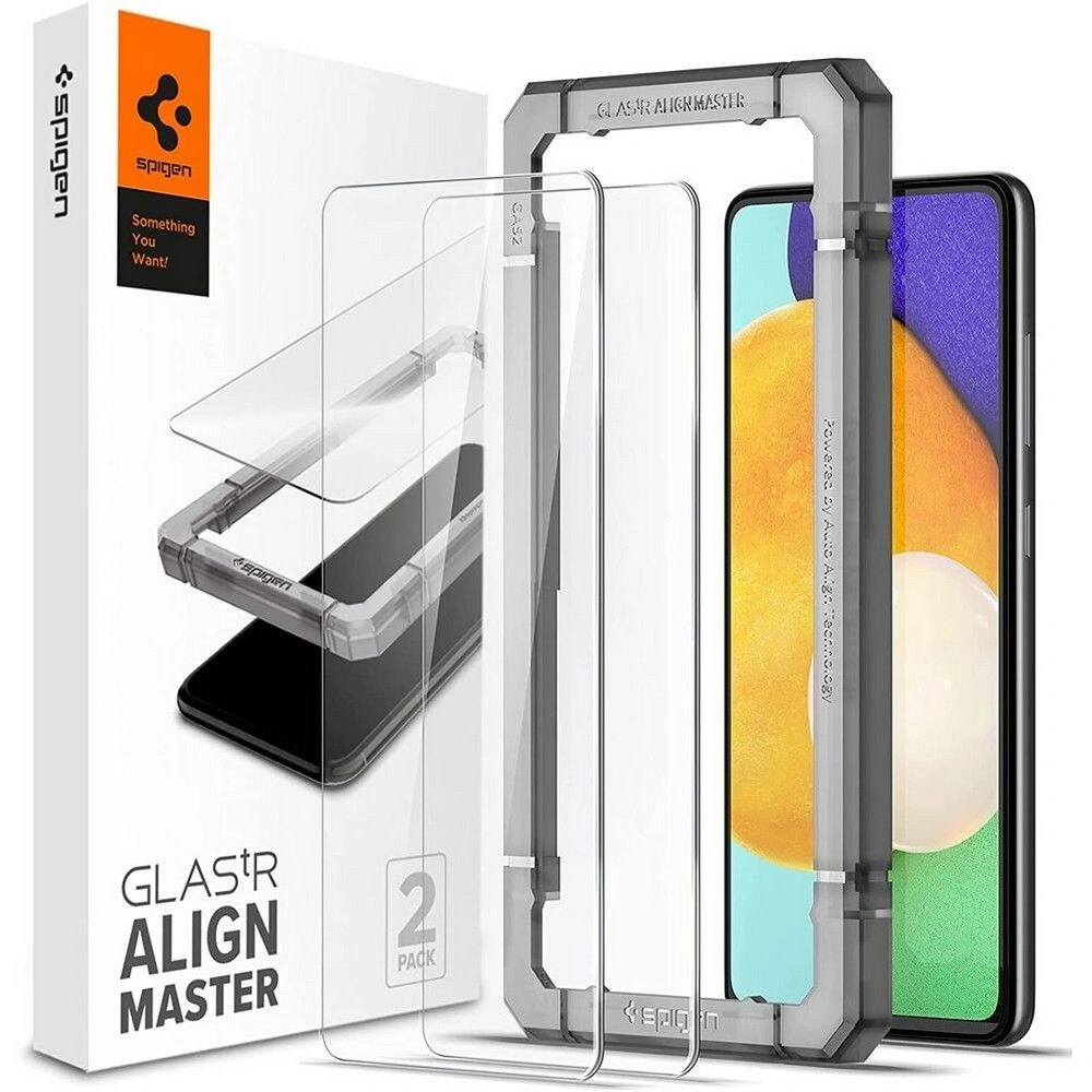 Szkło hartowane Spigen GLAS.tR Slim AlignMaster Samsung Galaxy A52/A52s [2 PACK]