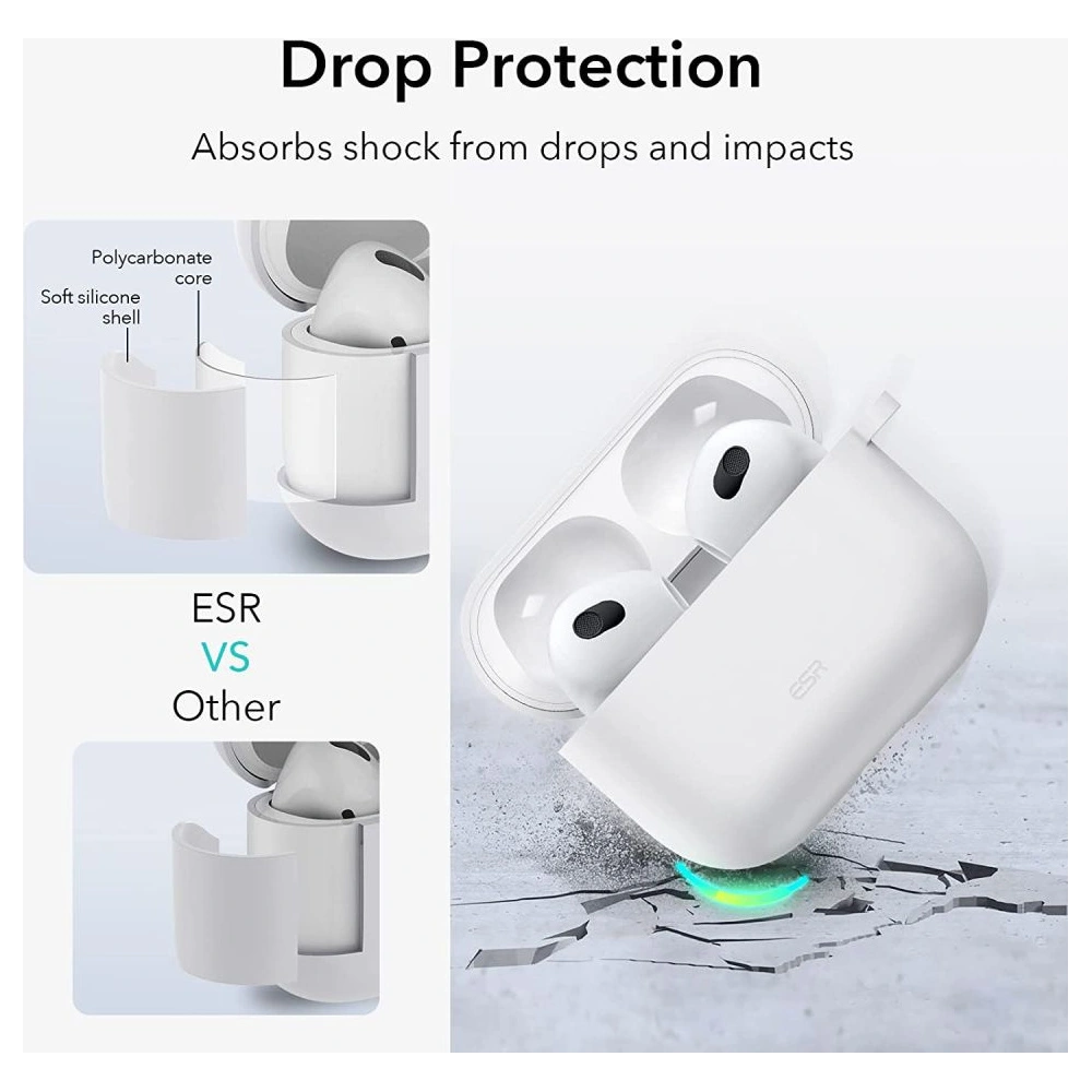 Etui ESR Bounce Apple AirPods 3 2021 White