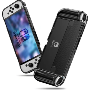 Buy Tech-Protect TPUCarbon Nintendo Switch Oled Black - THP695BLK - {ean13} - Home Screen Store Europe