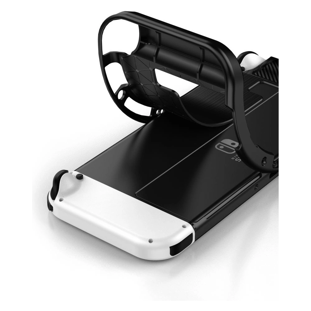 Etui Tech-Protect TPUCarbon Nintendo Switch Oled Black