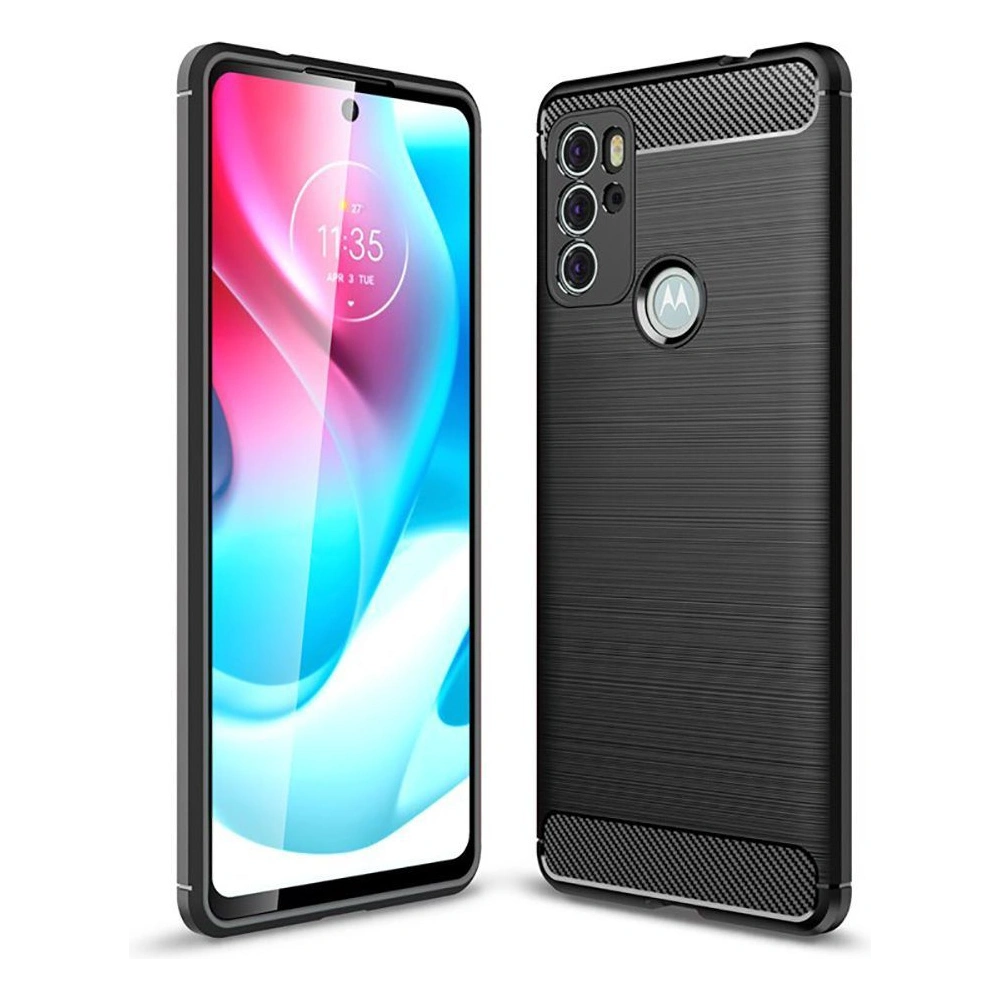 Etui Tech-Protect TPUCarbon Motorola Moto G60s Black