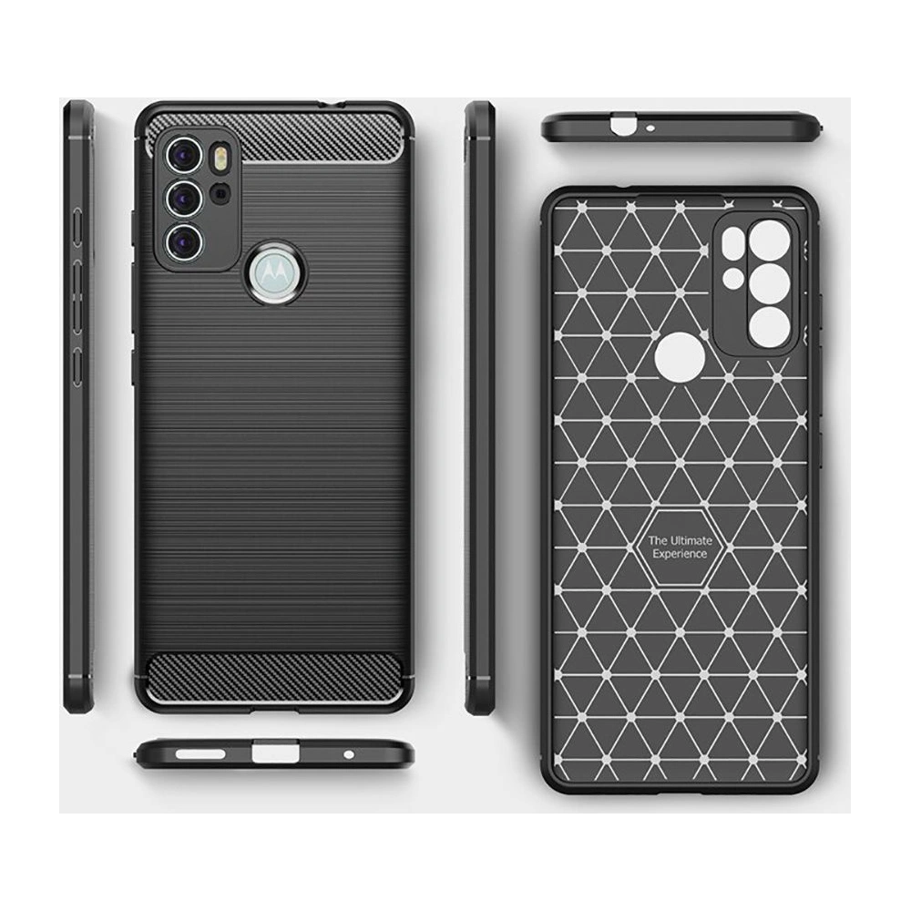 Etui Tech-Protect TPUCarbon Motorola Moto G60s Black