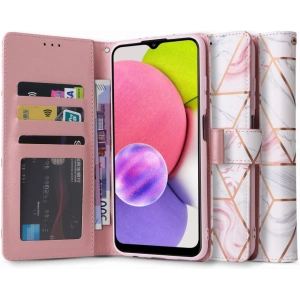 Kup Etui Tech-Protect Wallet Samsung Galaxy A03s Marble - THP697MRB - {ean13} - Sklep Home Screen