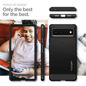 Kup Etui Spigen Rugged Armor Google Pixel 6 Matt Fekete - SPN1938BLK - {ean13} - Sklep Home Screen